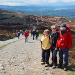 Children on Moel Famau