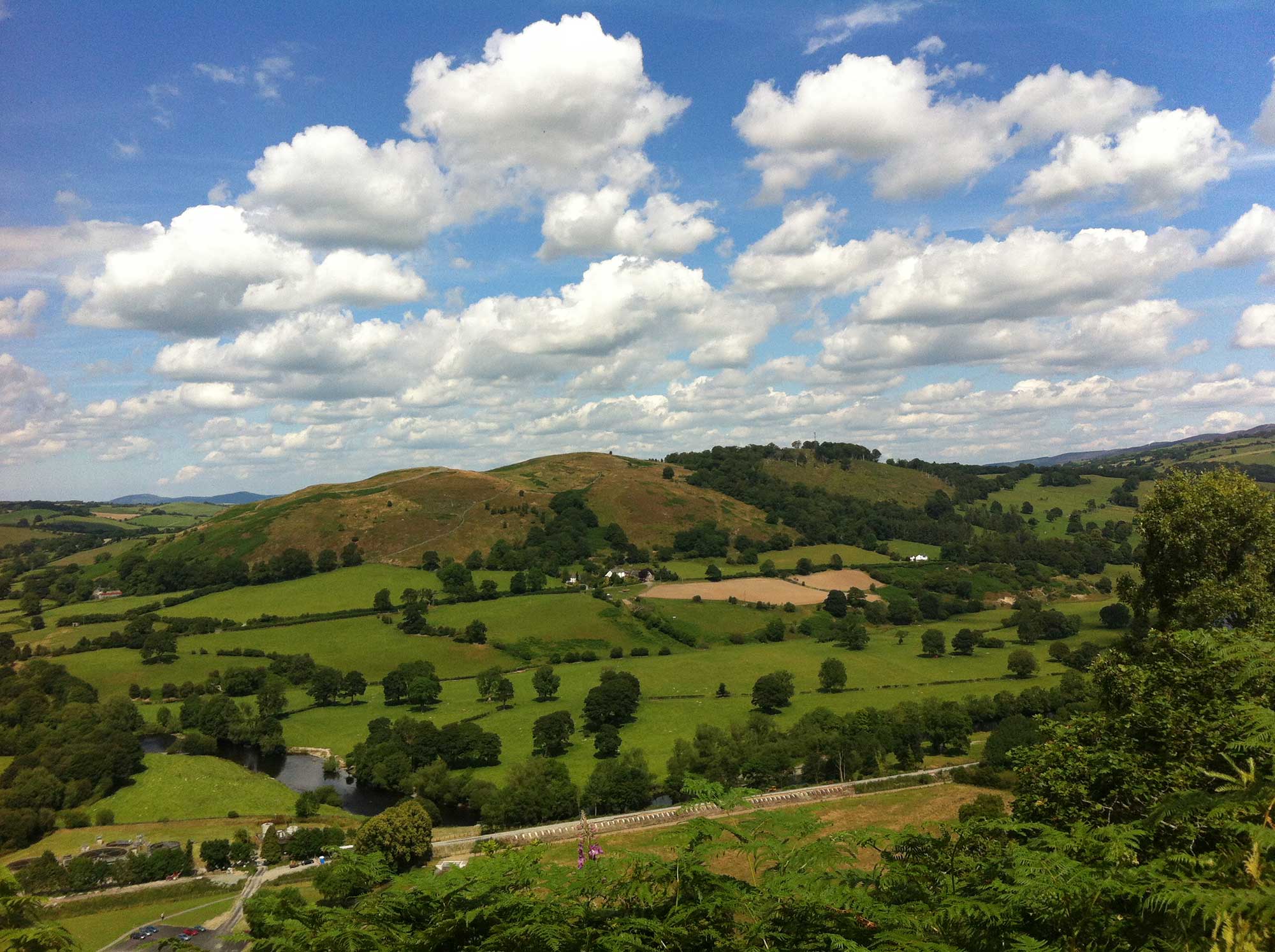 View of Caer Drewyn