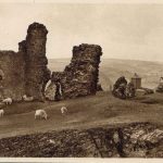 Castle dinas bran and camera obscura postcard