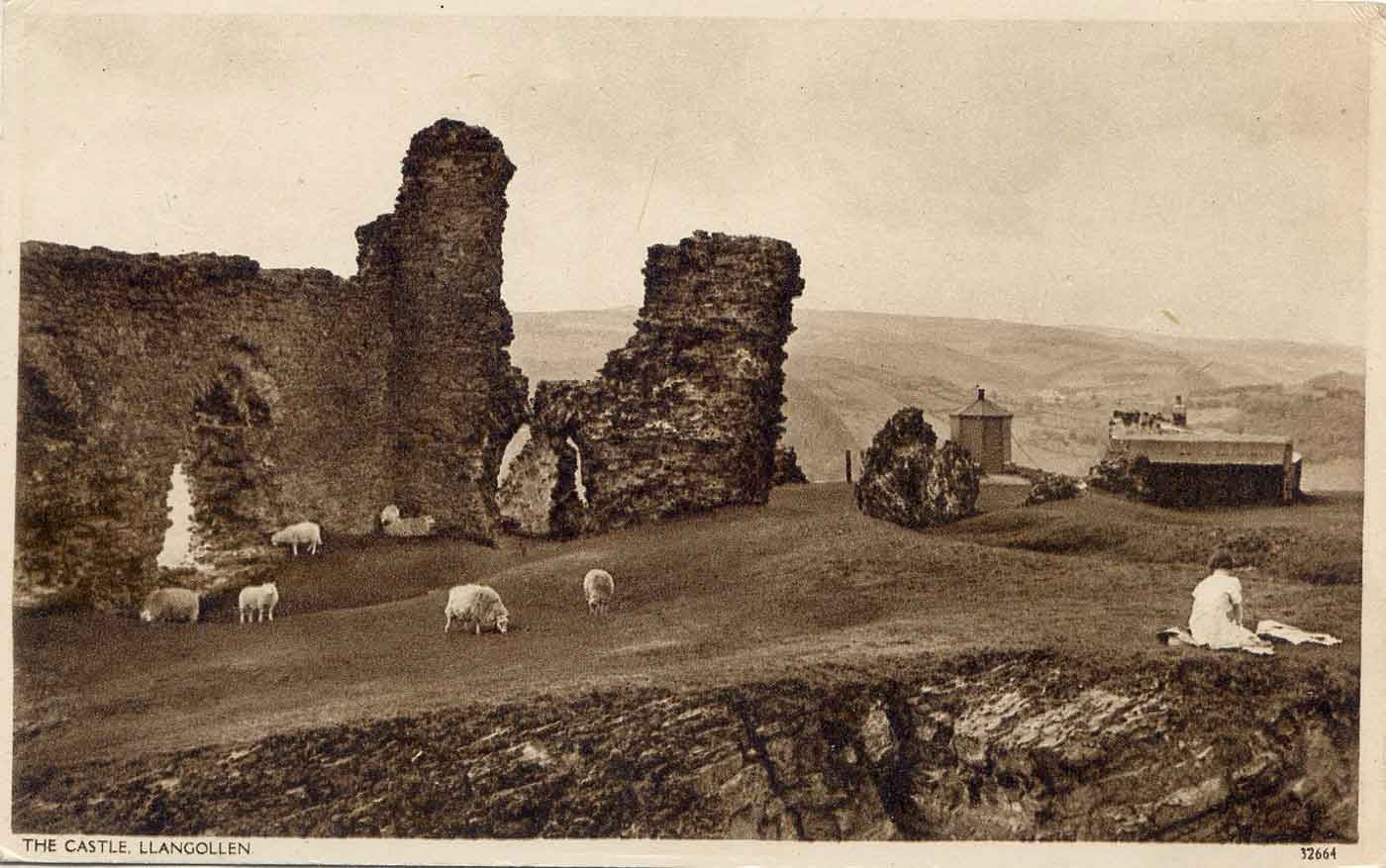 Castle dinas bran and camera obscura postcard