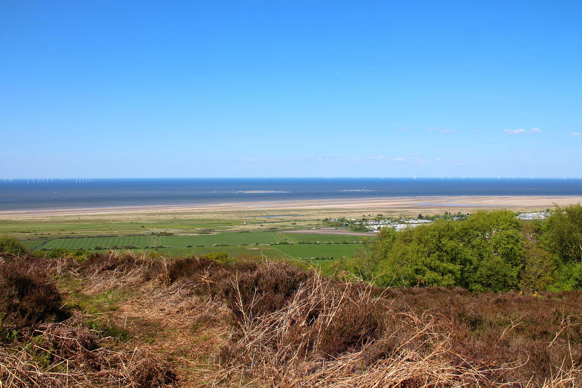 View of Gronant from Prestatyn Hillside