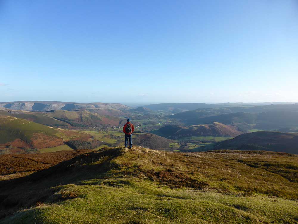 View from Llantysilio Mountain