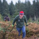 *Volunteers managing the moorland