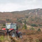 *Heather cutting Moel Famau