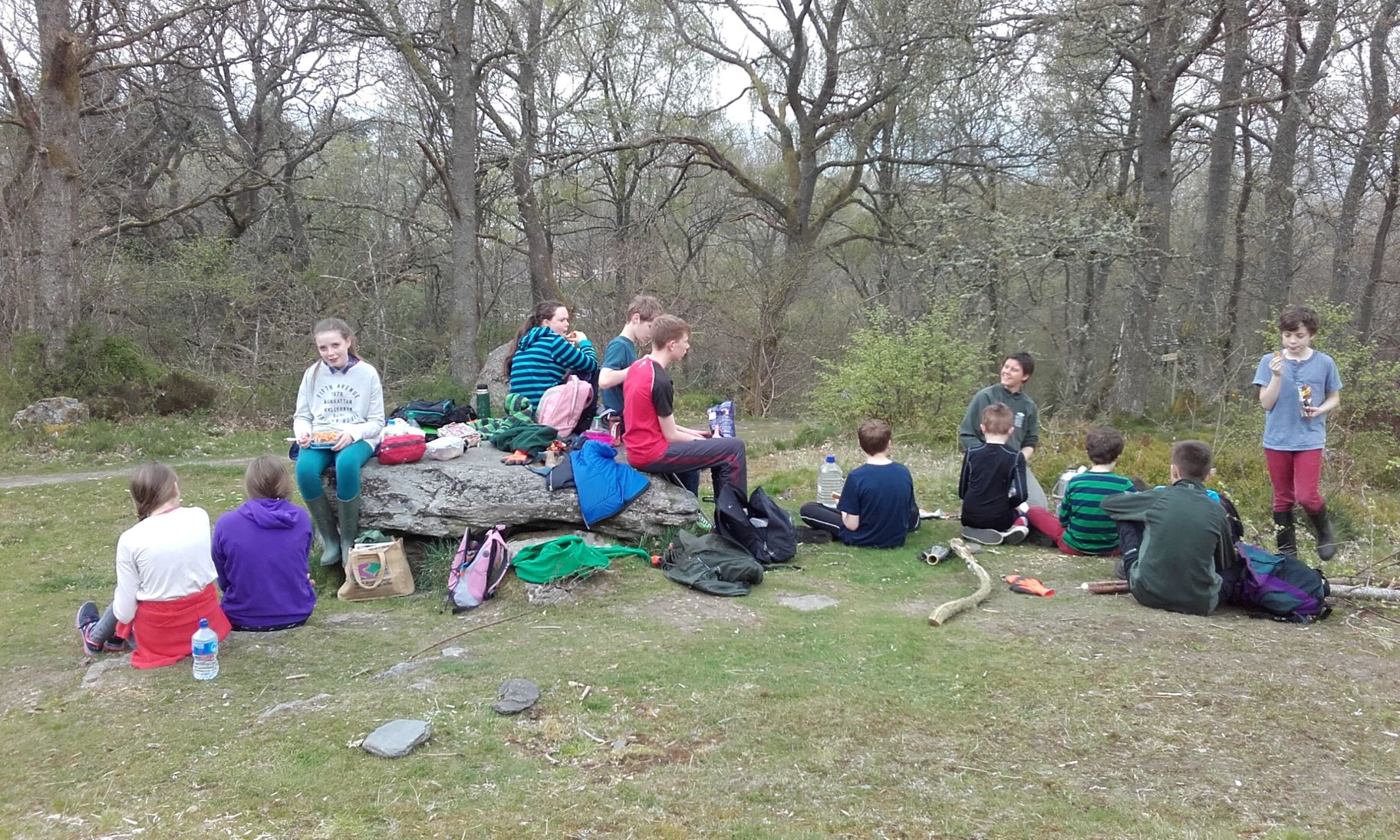 Ceidwaid Ifanc ym Mhen y Pigyn / Young Rangers at Pen y Pigyn