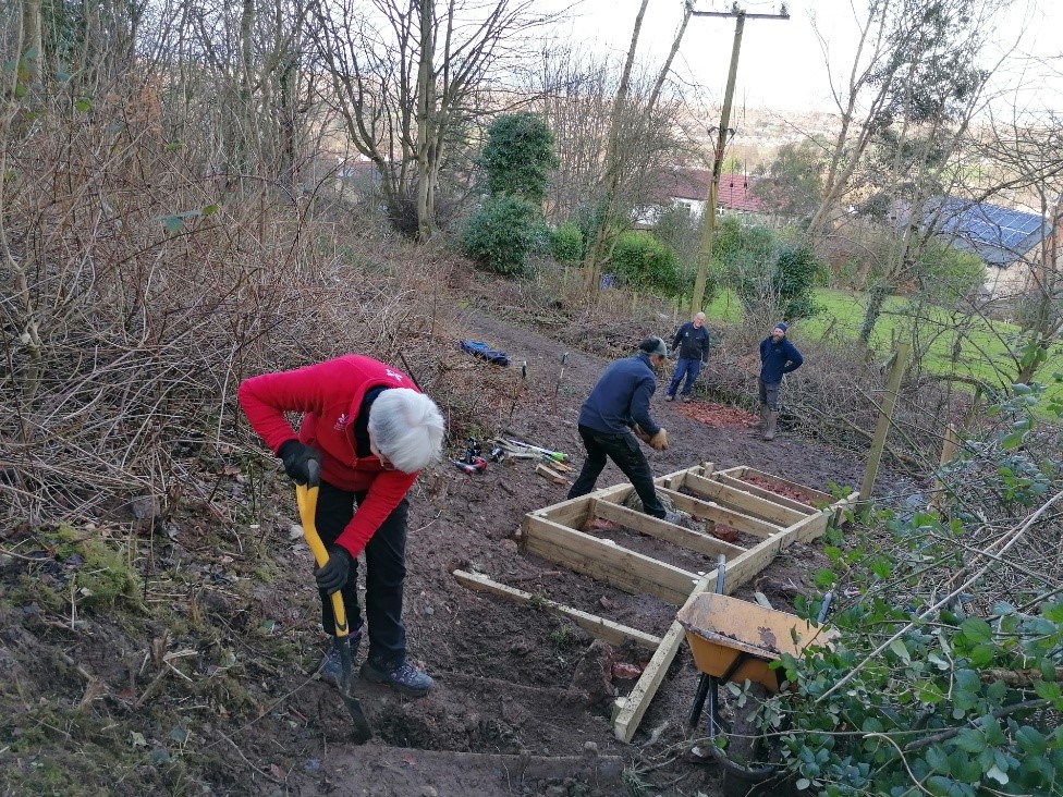 new car park at Graig Fawr