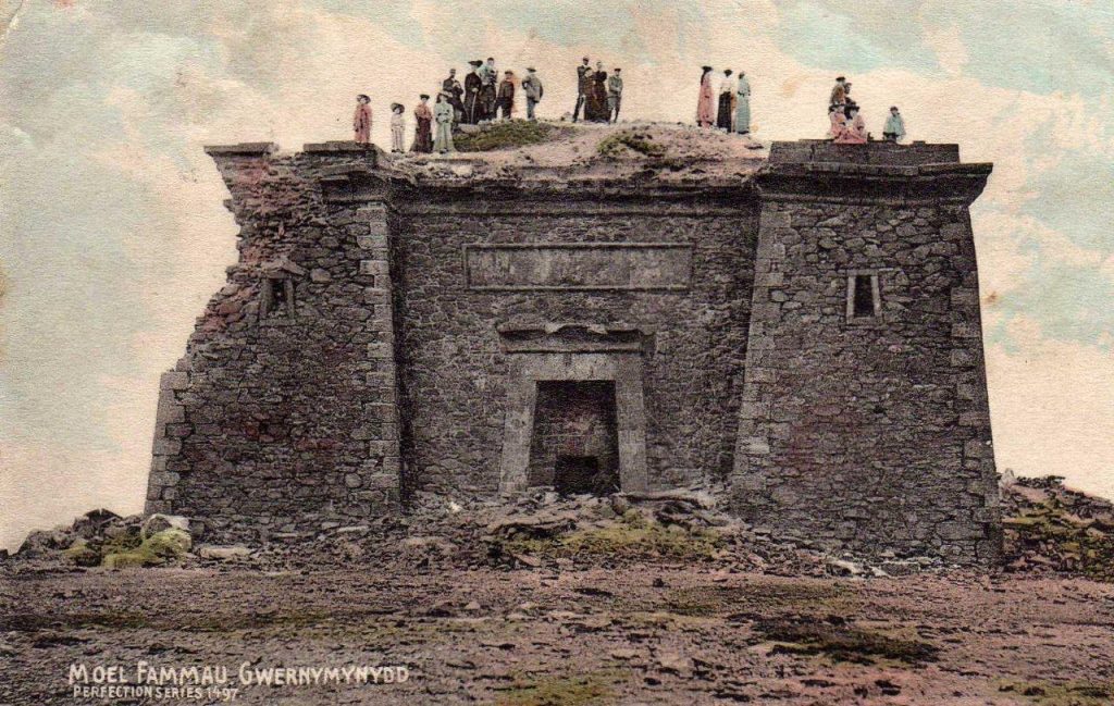 Jubilee Tower in the Clwydian Range