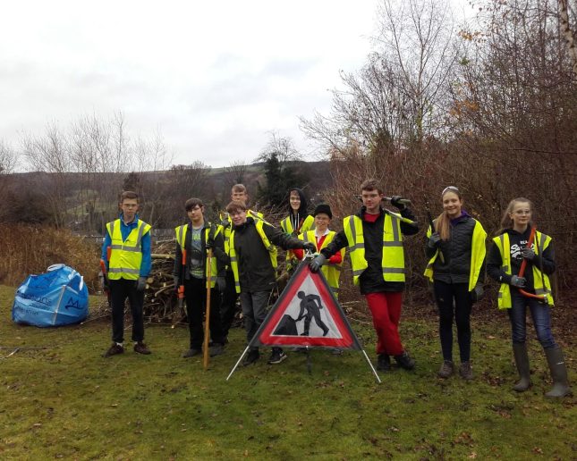 Young Rangers volunteering