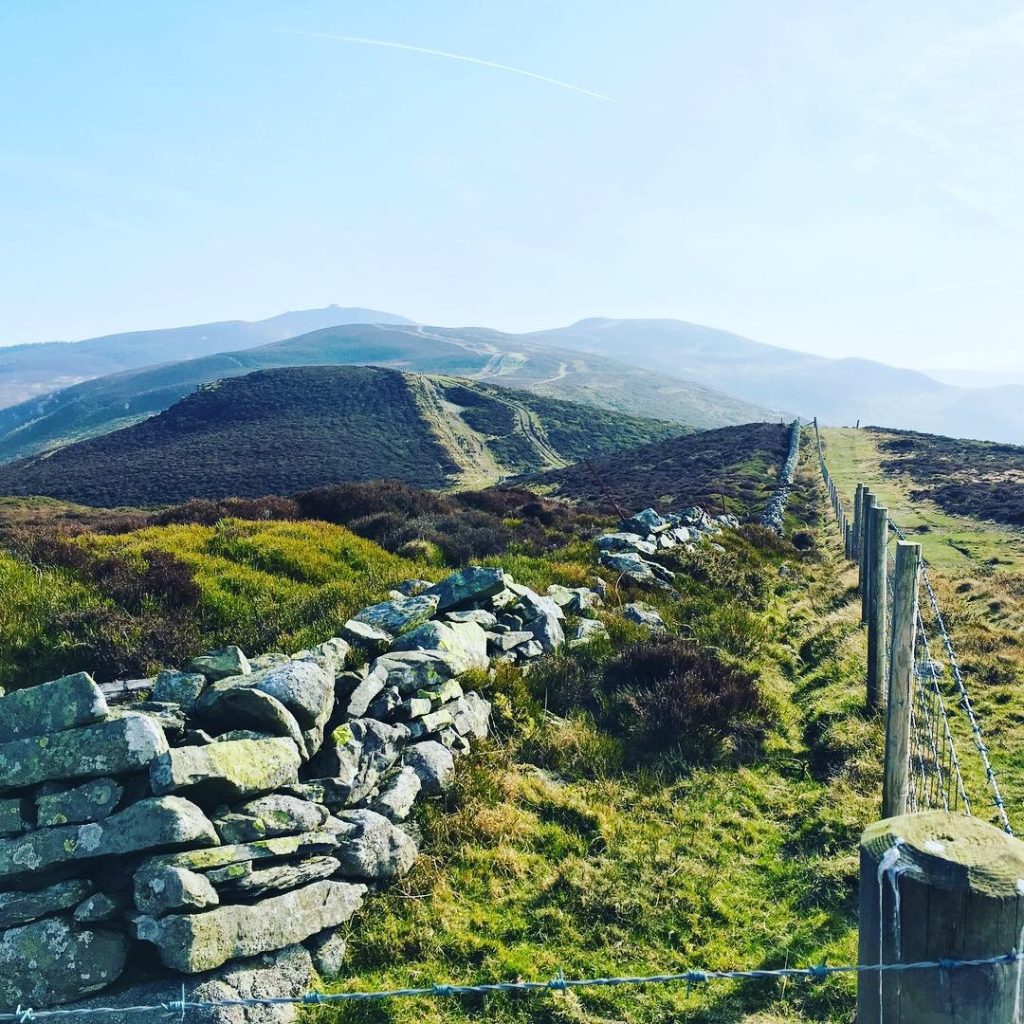 Clwydian Range towards Moel Famau