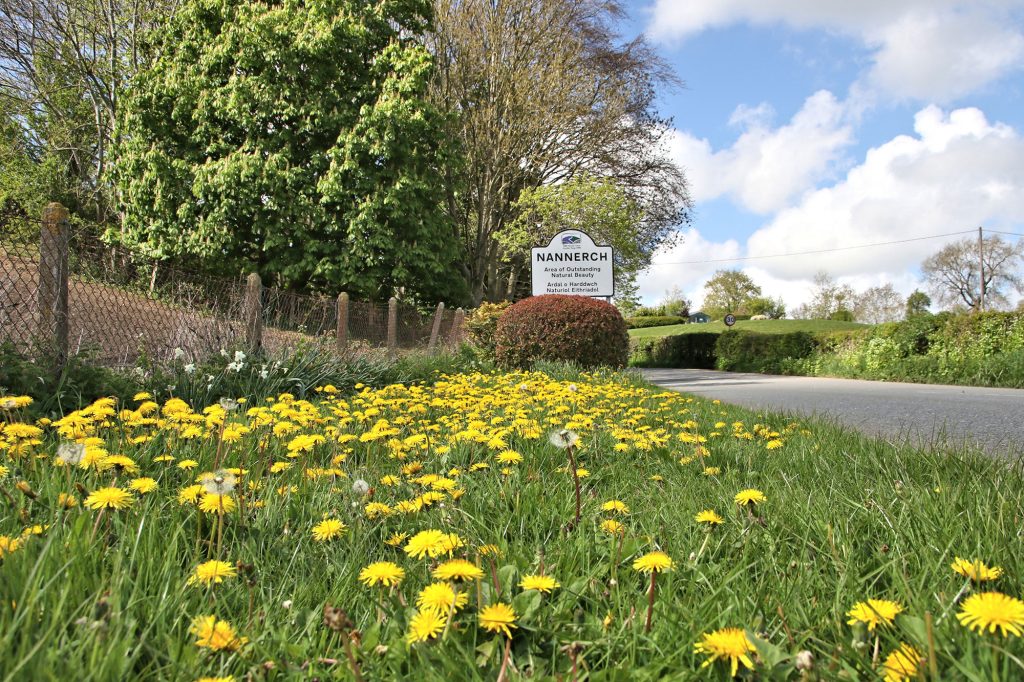 Nannerch town sign