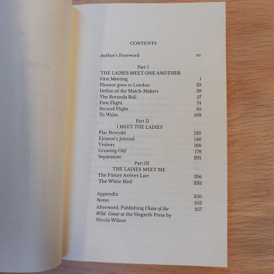 Chase of the Wild Goose book contents