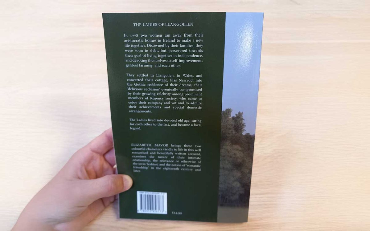 The Ladies of Llangollen book back