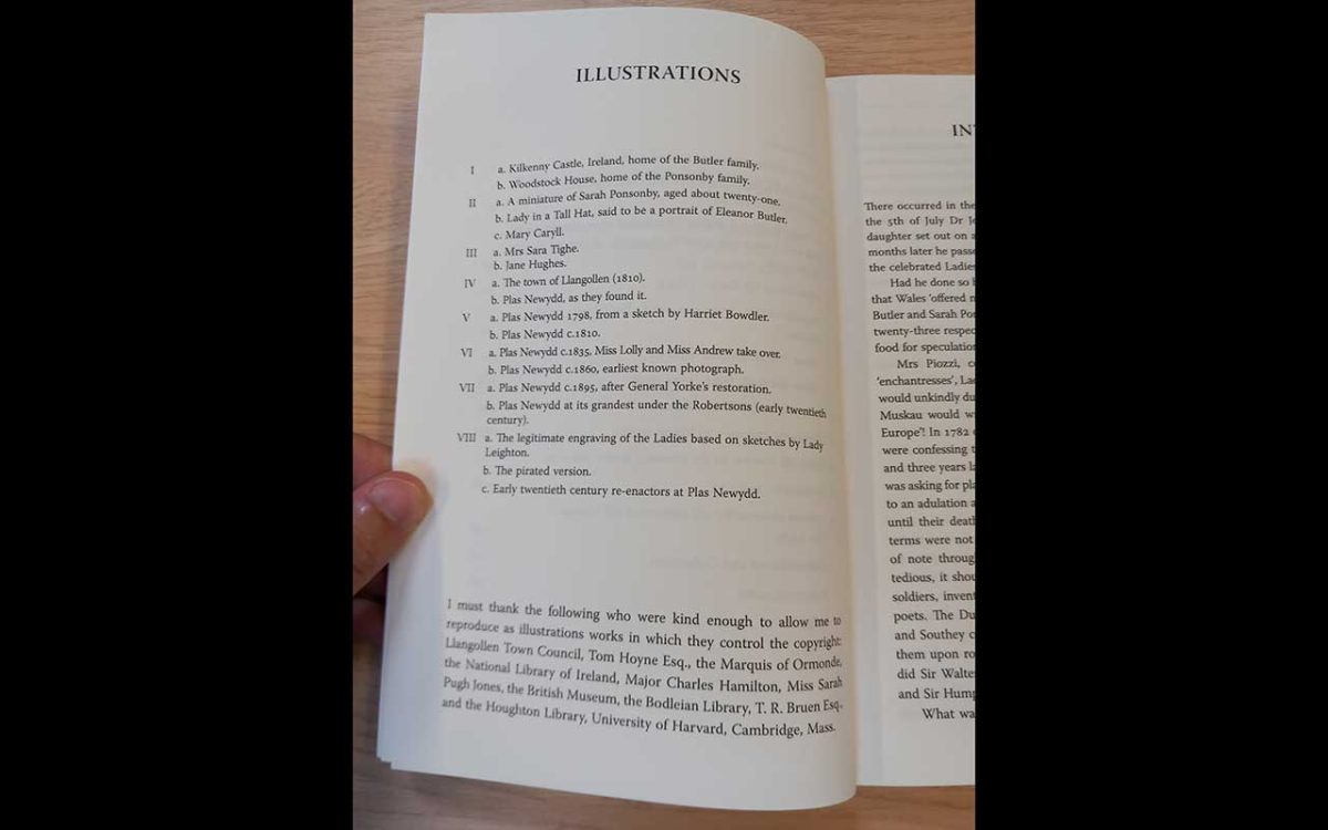 The Ladies of Llangollen book illustrations